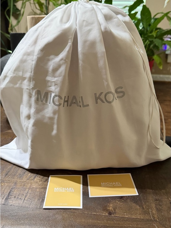 NWT MICHAEL Michael Kors Rhea Zip studded leather backpack in soft pink. main image 6